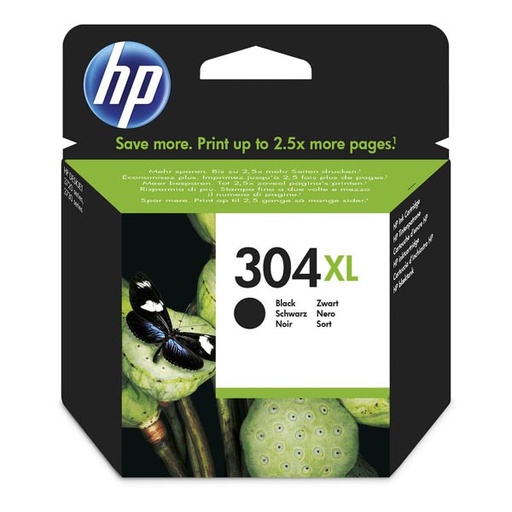 [4001910] HP Original Inkjet N9K08AE / HP 304XL black 5,5 ml 500 pages