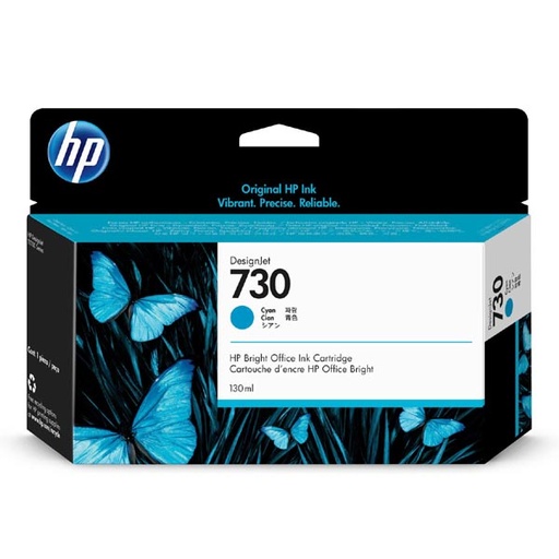 [4003938] HP Original Inkjet P2V62A / HP 730 cyan 130 ml