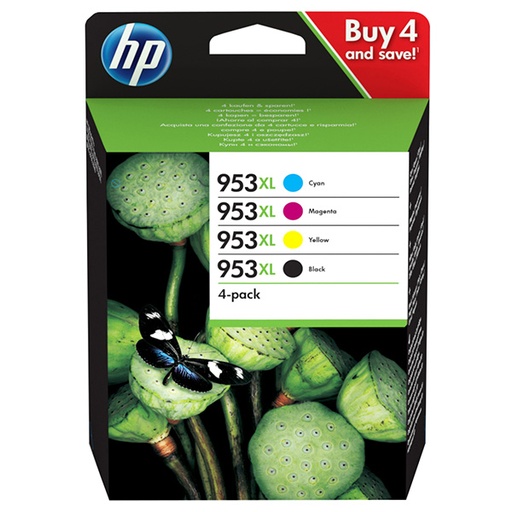 [4002389] HP Original Inkjet set 3HZ52AE / HP 953XL CMYK 2 000 + 3 x 1 600 pages