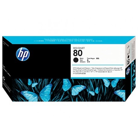 [4001457] HP Original Printhead C4820A / HP 80 black 17 ml 2 500 pages