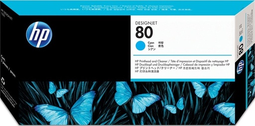 [4001458] HP Original Printhead C4821A / HP 80 cyan 2 500 pages