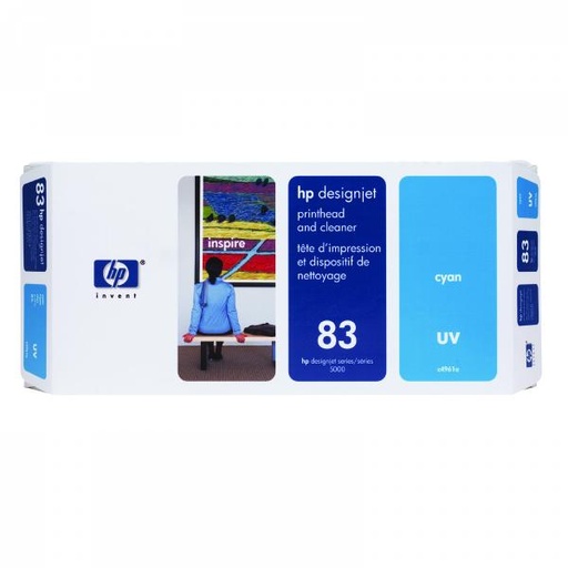 [4001449] HP Original Printhead C4961A / HP 83 UV cyan 680 ml