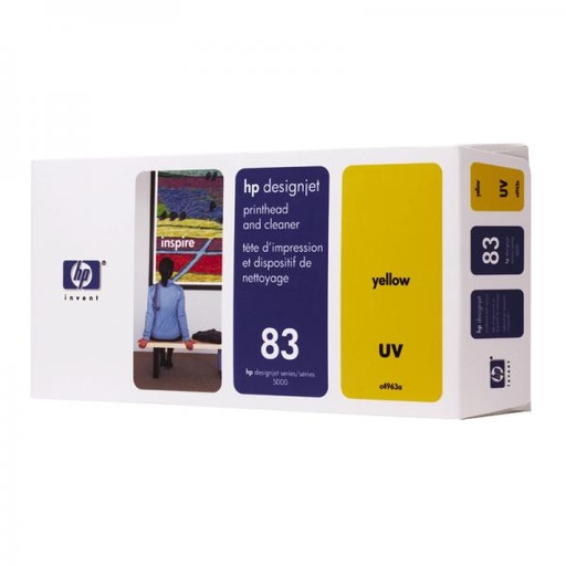 [4000461] HP Original Printhead C4963A / HP 83 UV yellow 680 ml