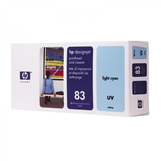 [4001451] HP Original Printhead C4964A / HP 83 UV light cyan 680 ml