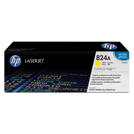 [4000294] HP Original Toner CB382A / HP 824A yellow 21 000 pages