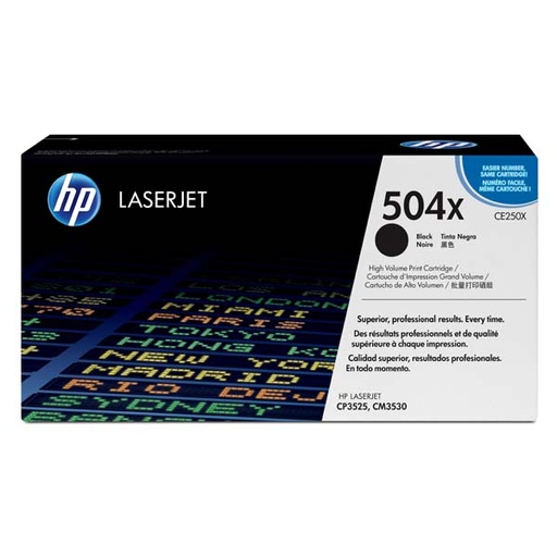 [4CE250XCR] HP Original Toner CE250X / HP 504X black 10 500 pages C-box
