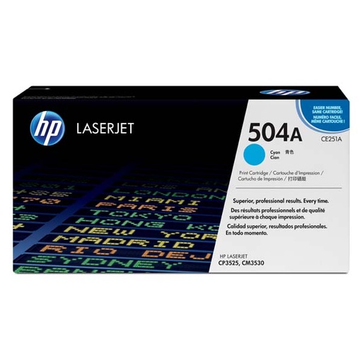 [4CE251ABR] HP Original Toner CE251A / HP 504A cyan 7 000 pages B-box