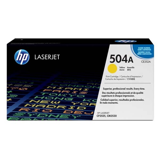 [4CE252ACR] HP Original Toner CE252A / HP 504A yellow 7 000 pages C-box