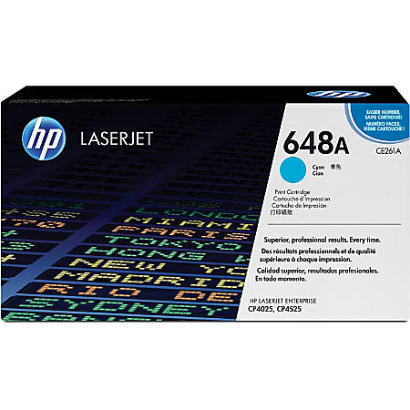 [4CE261ACR] HP Original Toner CE261A / HP 648A cyan 11 000 pages C-box
