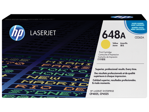 [4CE262ACR] HP Original Toner CE262A / HP 648A yellow 11 000 pages C-box