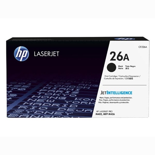 [4000510] HP Original Toner CF226A / HP 26A black 3 100 pages