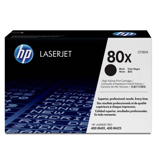 [4000408] HP Original Toner CF280X / HP 80X black 6 900 pages