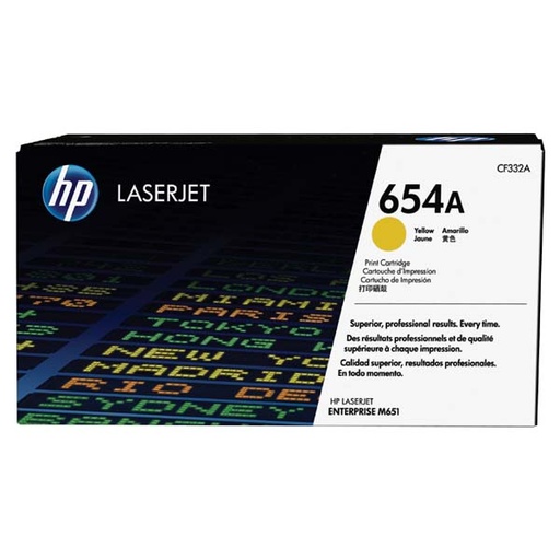 [4CF332ABR] HP Original Toner CF332A / HP 654A yellow 15 000 pages B-box