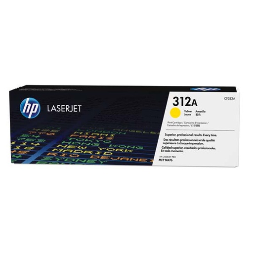 [4000162] HP Original Toner CF382A / HP 312A yellow 2 700 pages