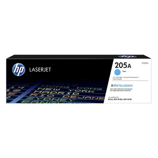 [4CF531ABR] HP Original Toner CF531A / HP 205A cyan 900 pages B-box