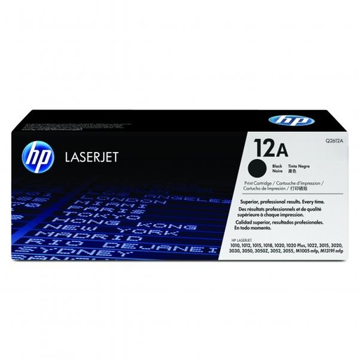 [4000145] HP Original Toner Q2612A / HP 12A black 2 000 pages