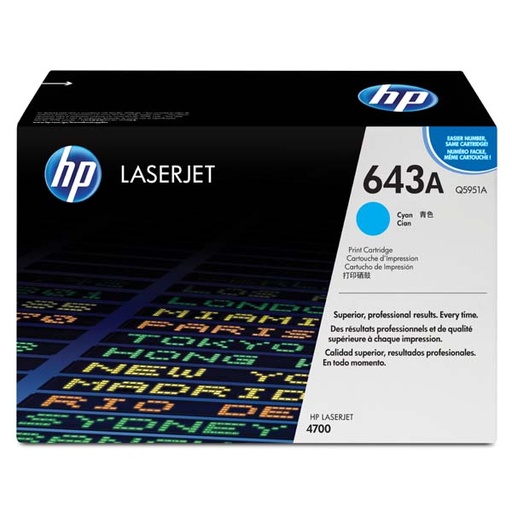 [4Q5951ABR] HP Original Toner Q5951A / HP 643A cyan 11 000 pages B-box