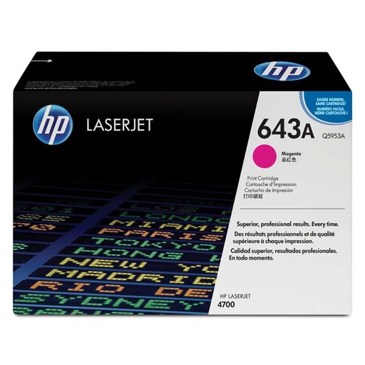 [4000292] HP Original Toner Q5953A / HP 643A magenta 10 000 pages
