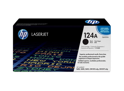 [4000141] HP Original Toner Q6000A / HP 124A blalck 2 500 pages