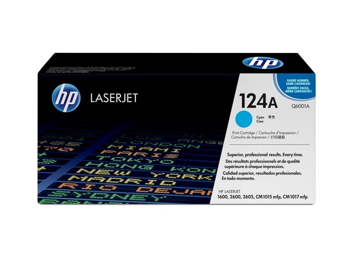 [4000017] HP Original Toner Q6001A / HP 124A cyan 2 000 pages C-box