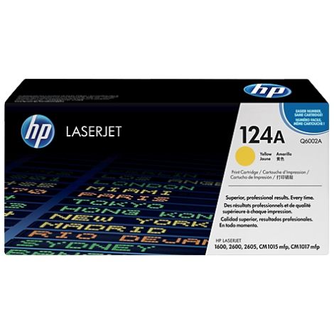 [4000018] HP Original Toner Q6002A / HP 124A yellow 2 000 pages C-box