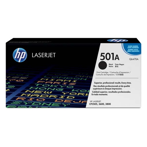 [4000243] HP Original Toner Q6470A / HP 501A black 6 000 pages