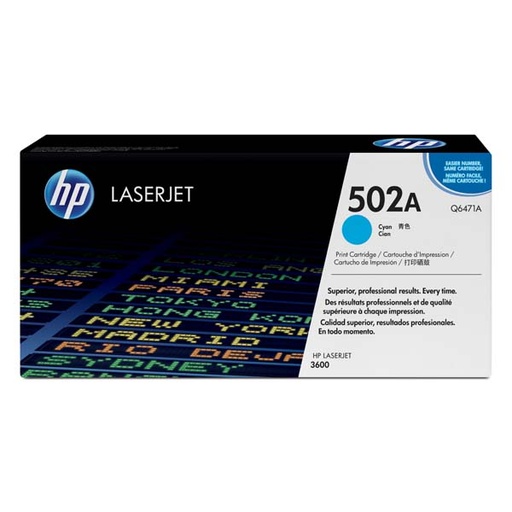 [4000244] HP Original Toner Q6471A / HP 501A cyan 4 000 pages