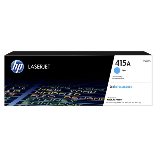 [4W2031ABR] HP Original Toner W2031A / HP 415A cyan 2 100 pages B-box