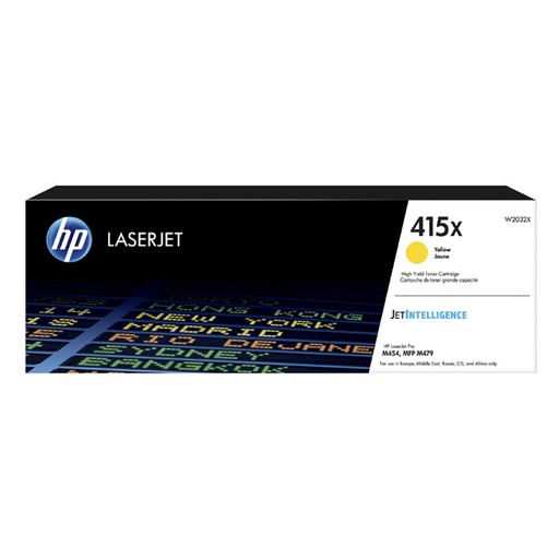 [4W2032XBR] HP Original Toner W2032X / HP 415X yellow 6 000 pages B-box
