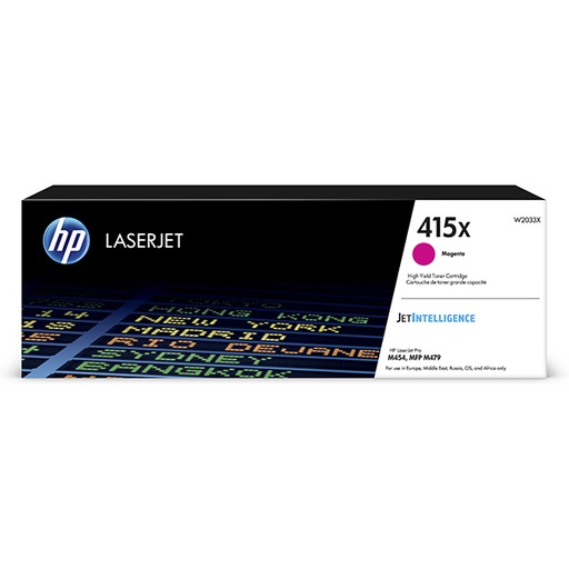 [4001932] HP Original Toner W2033X / HP 415X magenta 6 000 pages