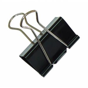 [4002055] Klipy na dokumenty Q-Connect 24mm čierne 10ks