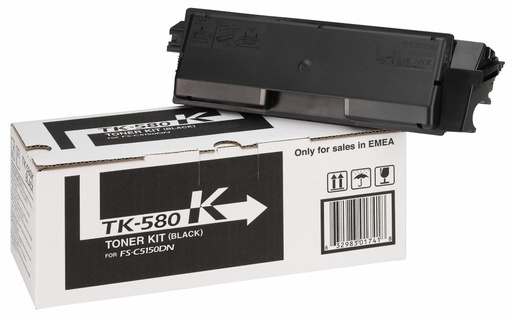 [4001062] Kyocera Original Toner TK-580K 1T02KT0NL0 black 3 500 pages