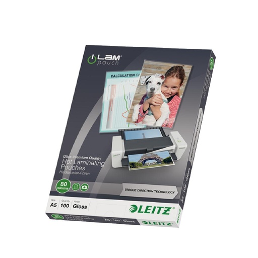[4003695] Laminovacie fólie Leitz A5 80 mic