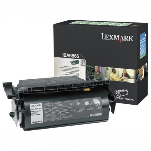 [4000818] Lexmark Original Toner 12A6865 black 30 000 pages