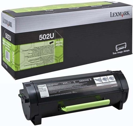 [4000385] Lexmark Original Toner 50F2U00 / 502U black 20 000 pages
