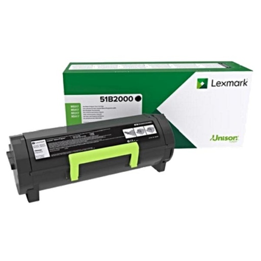[451B2000RA] Lexmark Original Toner 51B2000 black 2 500 pages