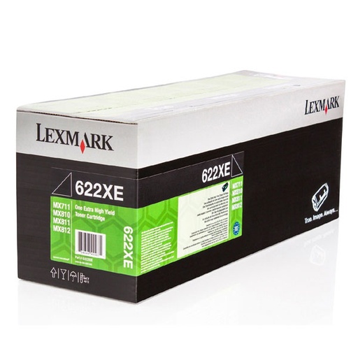 [4000528] Lexmark Original Toner 62D2X0E / 622X black 45 000 pages