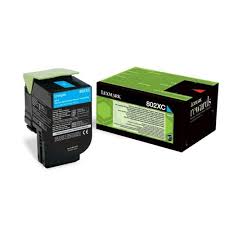 [4000843] Lexmark Original Toner 80C2XCE cyan 4 000 pages