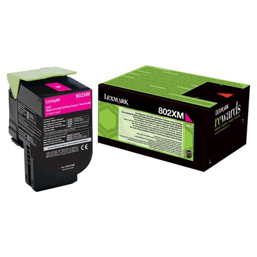 [4000813] Lexmark Original Toner 80C2XM0 magenta 4 000 pages