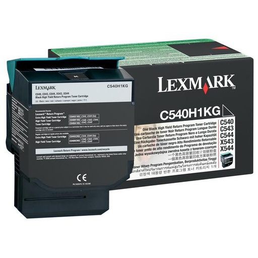 [4C540H1KGRA] Lexmark Original Toner C540H1KG black 2 500 pages