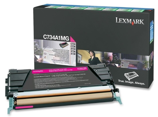 [4000005] Lexmark Original Toner C734A1MG magenta 6 000 pages