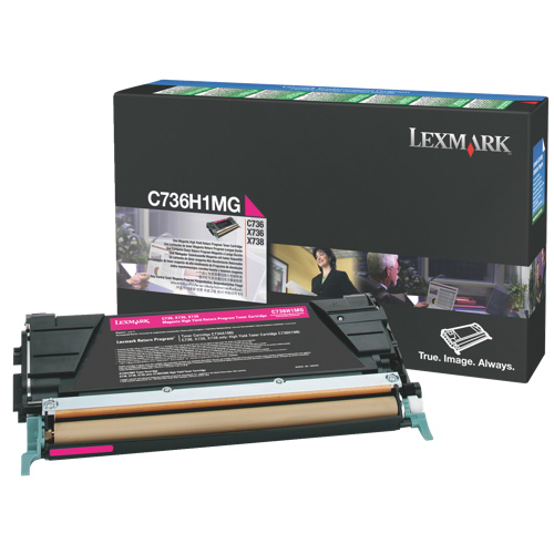 [4000388] Lexmark Original Toner C736H1MG magenta HC 10 000 pages