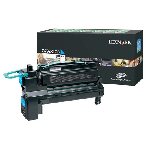 [4000689] Lexmark Original Toner C792X1CG cyan 20 000 pages