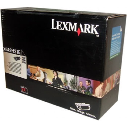 [4001822] Lexmark Original Toner X642H31E black 21 000 pages