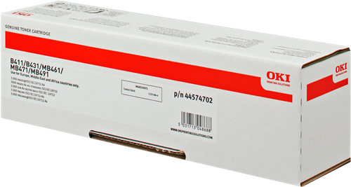 [4000563] OKI Original Toner 44574702 black 3 000 pages