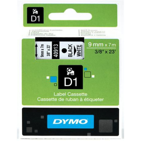 [4001653] Originál DYMO páska S0720680 D1 9mm x 7m čierna na bielej 40913