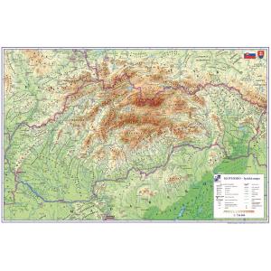 [4002225] Podložka na stôl KARTON PP s mapou Slovenska 40x60cm
