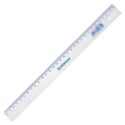 [4002370] Pravítko DONAU 30 cm transparentné