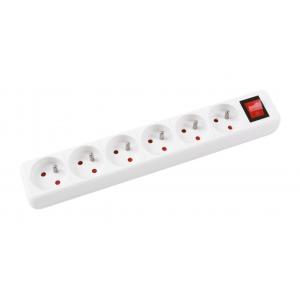 [4002308] Predlžovací kábel Office Products so 6 zásuvkami s vypínačom 3m