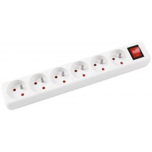 [4002309] Predlžovací kábel Office Products so 6 zásuvkami s vypínačom 5m